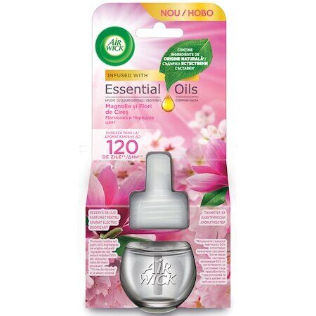 Air Wick Plug in Refill Magnolia & Cherry Blossom 19ML Air Wick Plug in Refill Magnolia & Cherry Blossom 19ML